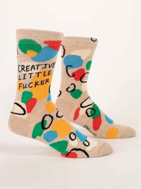 Creative Little Fucker Men's Socks- side view