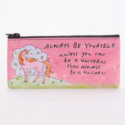 Always Be A Unicorn Pencil Case- front view