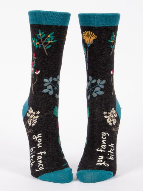 You Fancy Bitch Crew Socks- front view