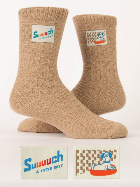 Suuuch A Little Shit Tag Socks S/M