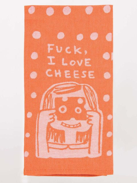 Fuck, I Love Cheese Dish Towel- folded