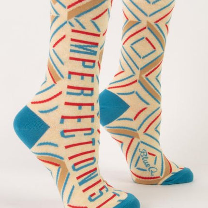 Imperfectionist Crew Socks- side view