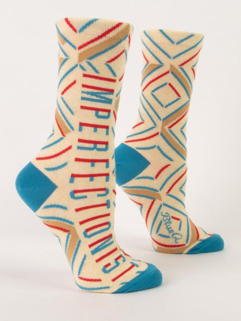 Imperfectionist Crew Socks- side view
