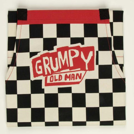 Grumpy Old Man Apron- design up close