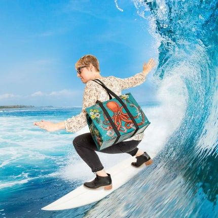 Octopus Shoulder Tote- worn by model