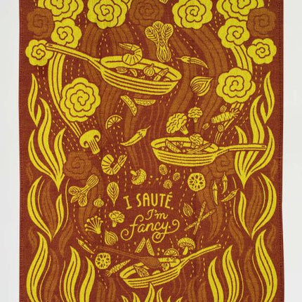 I Saute. I'm Fancy Dish Towel- unfolded
