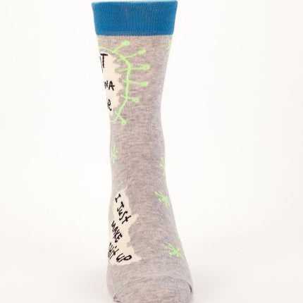 Not Gonna Lie Men's Socks- single sock front view