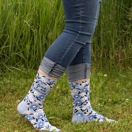 Bitch I AM Relaxed Crew Socks- worn by model