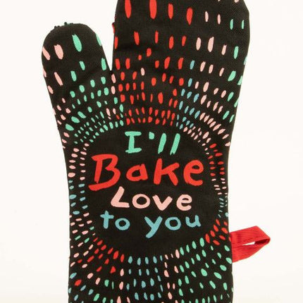Bake Love To You Oven Mitt- front view