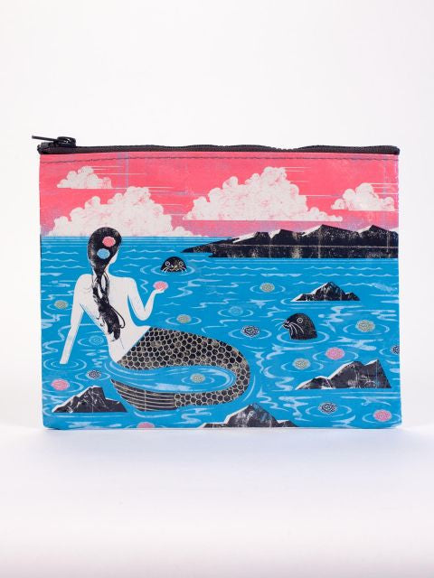 Mermaid Zipper Pouch- front view