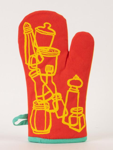 Mr. Spice Guy Oven Mitt- back view