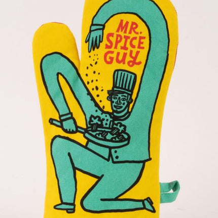 Mr. Spice Guy Oven Mitt- front view