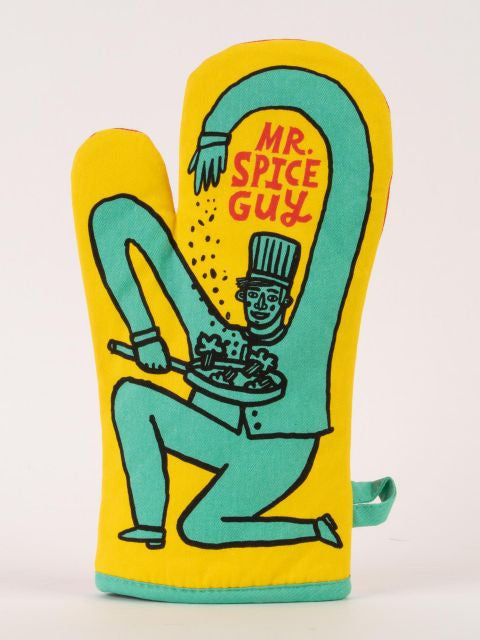 Mr. Spice Guy Oven Mitt- front view