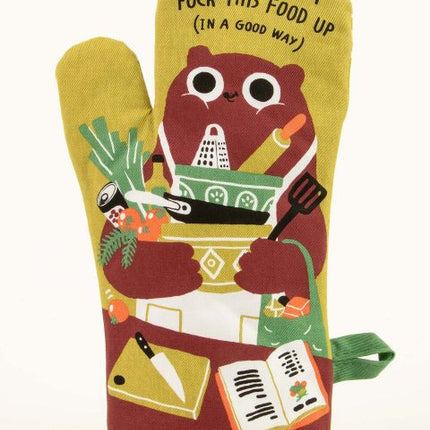 Fuck This Food Up Oven Mitt- front view