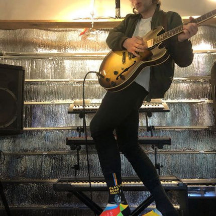 Classic Rock Men's Socks- worn by model