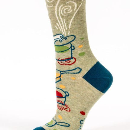 Get the Hell Out of My Kitchen Crew Socks- single sock left side view