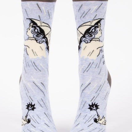 Fuck This Shit Crew Socks- front view