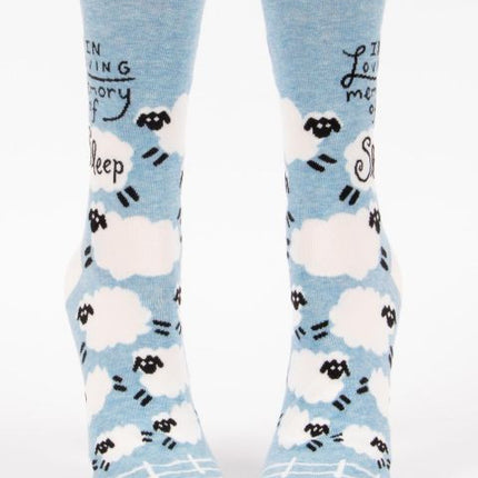 In Loving Memory Of Sleep Crew Socks- front view