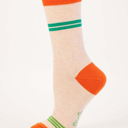 Ringmaster Of The Shitshow Crew Socks- single sock left side view