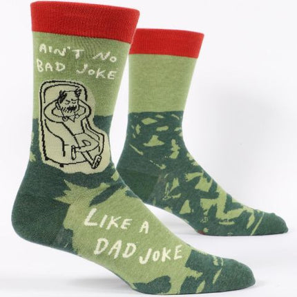 Dad Joke Men's Socks- side view