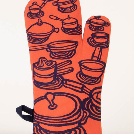 DJ Stovetop Oven Mitt- back view