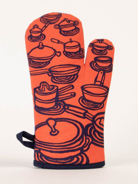DJ Stovetop Oven Mitt- back view