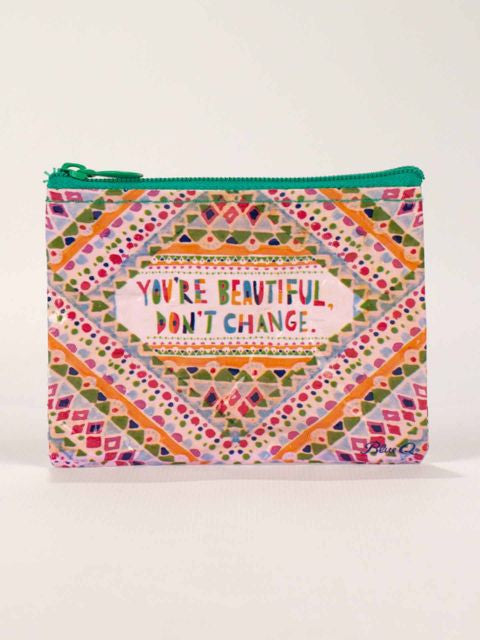 You're Beautiful Coin Purse- front view