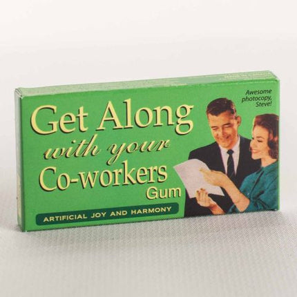 Get Along With Your Coworkers Gum- Front of package