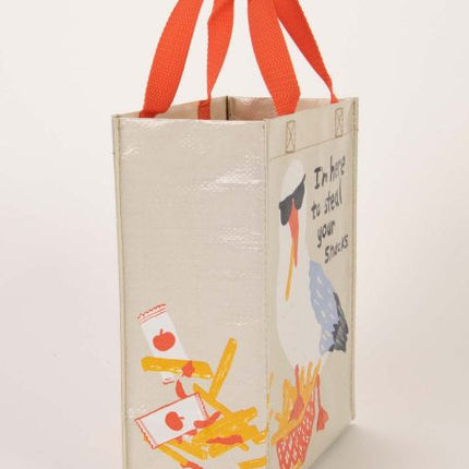 Steal Your Snacks Handy Tote- side view