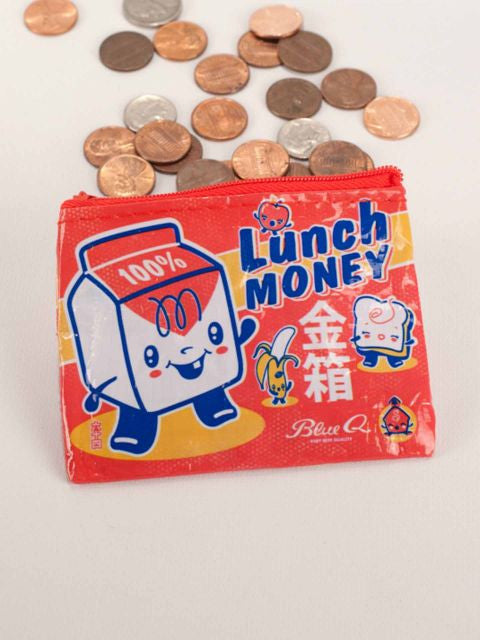 Lunch Money Coin Purse- with coins