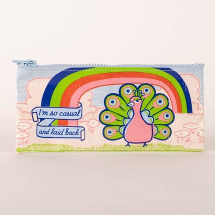 I'm So Casual Pencil Case- front view