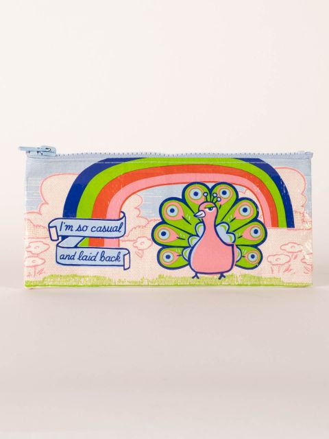 I'm So Casual Pencil Case- front view