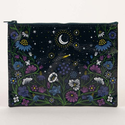 Starry Garden Zipper Pouch- front view