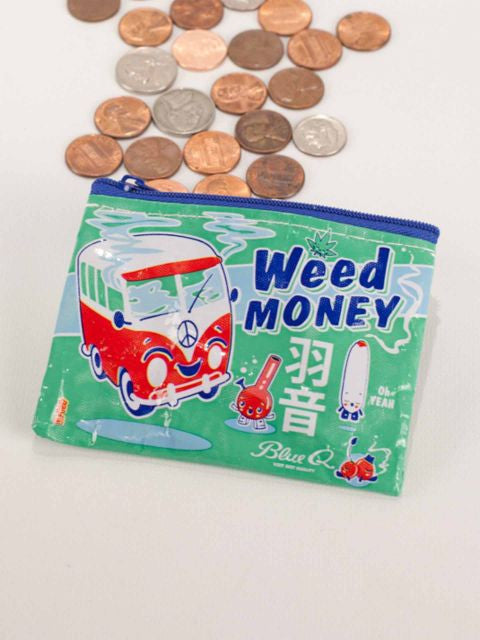 Weed Money Coin Purse- with coins