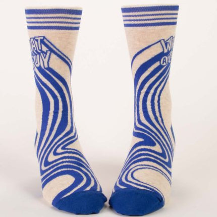 What A Guy Men's Socks- front view