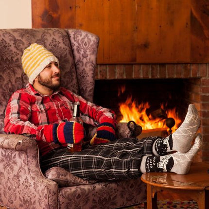 Worst Gift Ever Men's Socks- worn by model