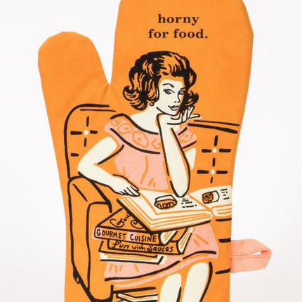 Horny for Food Oven Mitt