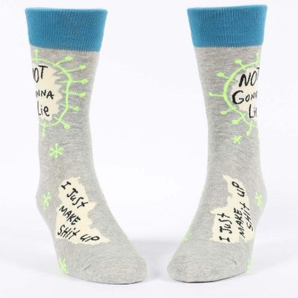 Not Gonna Lie Men's Socks- front view