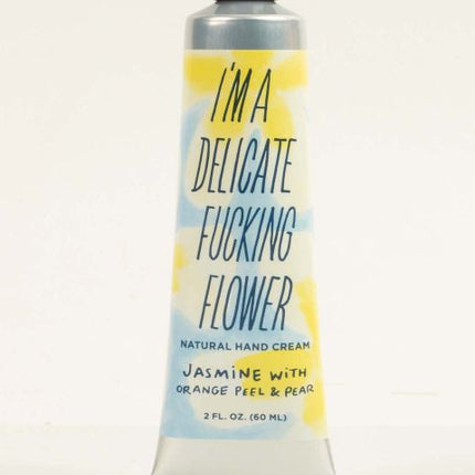 DFF Hand Cream- Jasmine with Orange Peel & Pear- front view
