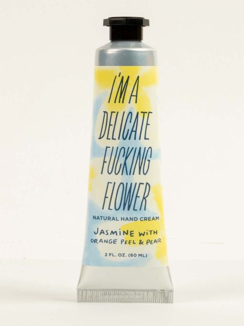 DFF Hand Cream- Jasmine with Orange Peel & Pear- front view