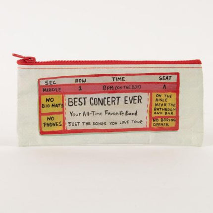 Best Concert Ever Pencil Case- front view