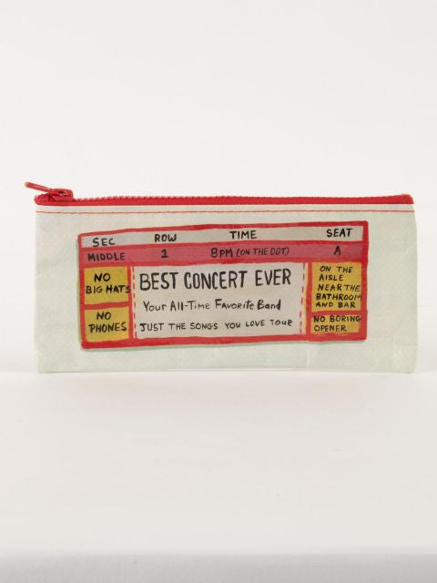 Best Concert Ever Pencil Case- front view