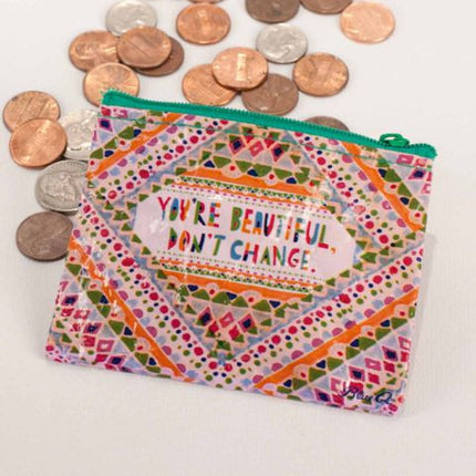 You're Beautiful Coin Purse- with coins