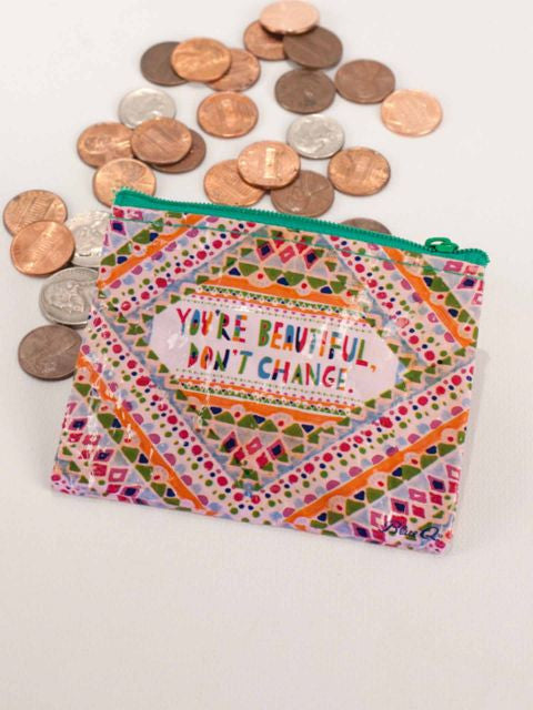 You're Beautiful Coin Purse- with coins