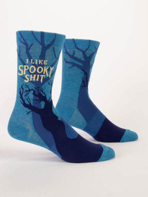 I Like Spooky Shit Men's Socks- side view