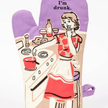 Oops, I'm Drunk Oven Mitt- front view