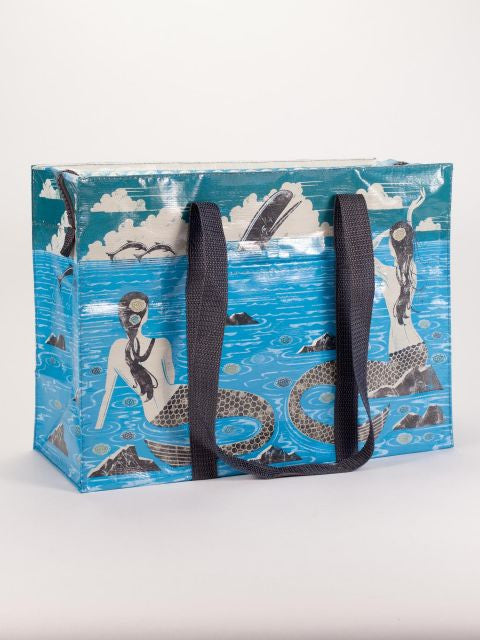 Mermaid Shoulder Tote- front view