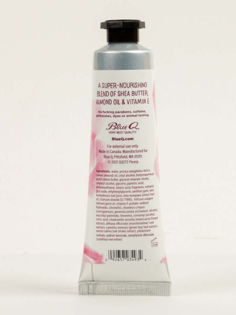 DFF Hand Cream- Peony with Geranium- back view