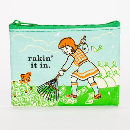 Rakin' it In Coin Purse- front view