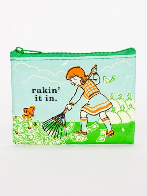 Rakin' it In Coin Purse- front view